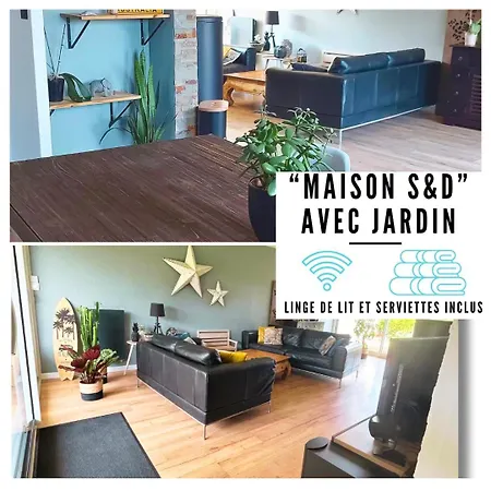 Maison Familiale 3 - Jardin Clos Bbq Linge Inclus - Entre Caen & La - Parking - Arrivee Autonome - Professionnels Bienvenus Dom wakacyjny *