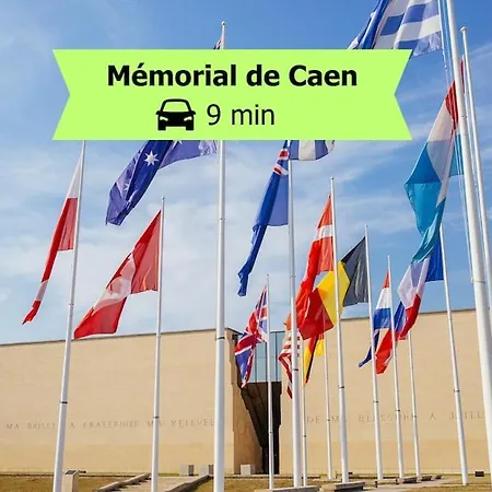 Dom wakacyjny Maison Familiale 3 - Jardin Clos Bbq Linge Inclus - Entre Caen & La - Parking - Arrivee Autonome - Professionnels Bienvenus Cambes-en-Plaine