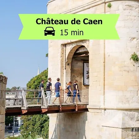 Maison Familiale 3 - Jardin Clos Bbq Linge Inclus - Entre Caen & La - Parking - Arrivee Autonome - Professionnels Bienvenus * Cambes-en-Plaine