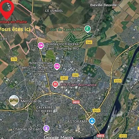 Dom wakacyjny Maison Familiale 3 - Jardin Clos Bbq Linge Inclus - Entre Caen & La - Parking - Arrivee Autonome - Professionnels Bienvenus Cambes-en-Plaine