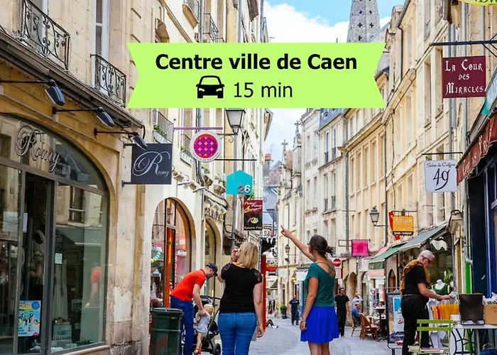 Prázdninový dům Promo Maison Familiale 3 - Jardin Clos Bbq Linge Inclus - Entre Caen & La - Parking - Arrivee Autonome - Professionnels Bienvenus