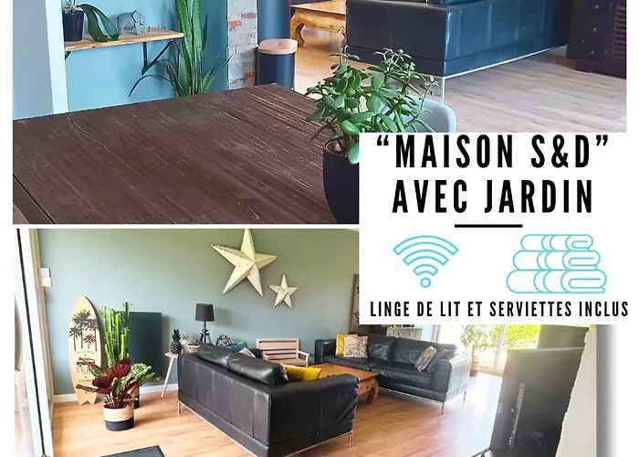 Promo Maison Familiale 3 - Jardin Clos Bbq Linge Inclus - Entre Caen & La - Parking - Arrivee Autonome - Professionnels Bienvenus Prázdninový dům *