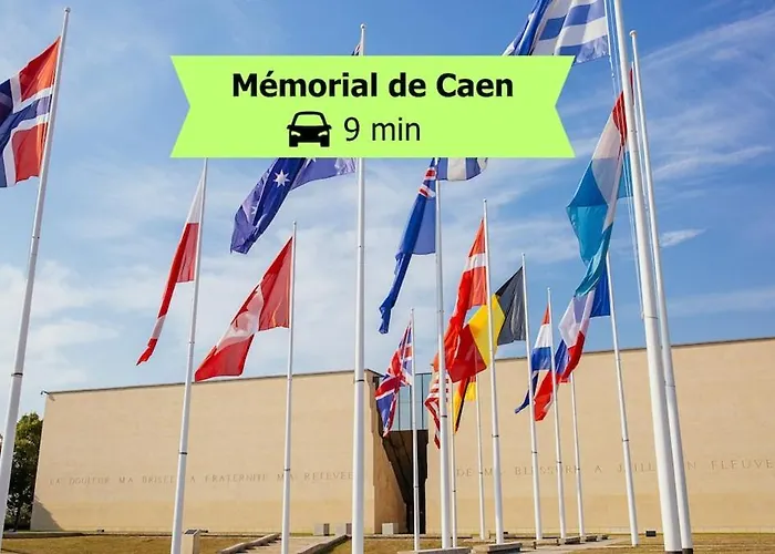 Vakantiehuis Maison Familiale 3 - Jardin Clos Bbq Linge Inclus - Entre Caen & La - Parking - Arrivee Autonome - Professionnels Bienvenus Cambes-en-Plaine