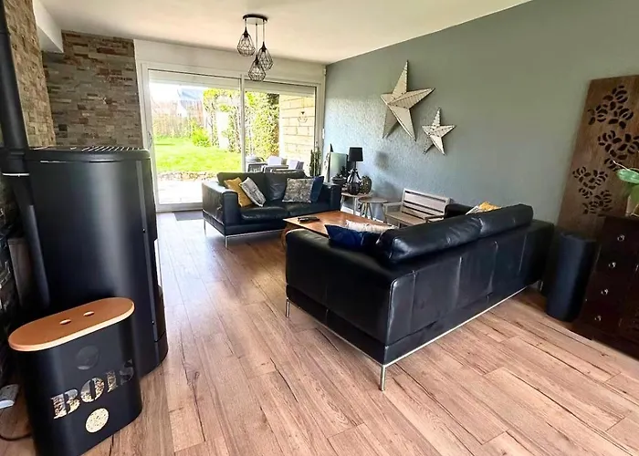 Vakantiehuis Maison Familiale 3 - Jardin Clos Bbq Linge Inclus - Entre Caen & La - Parking - Arrivee Autonome - Professionnels Bienvenus Cambes-en-Plaine